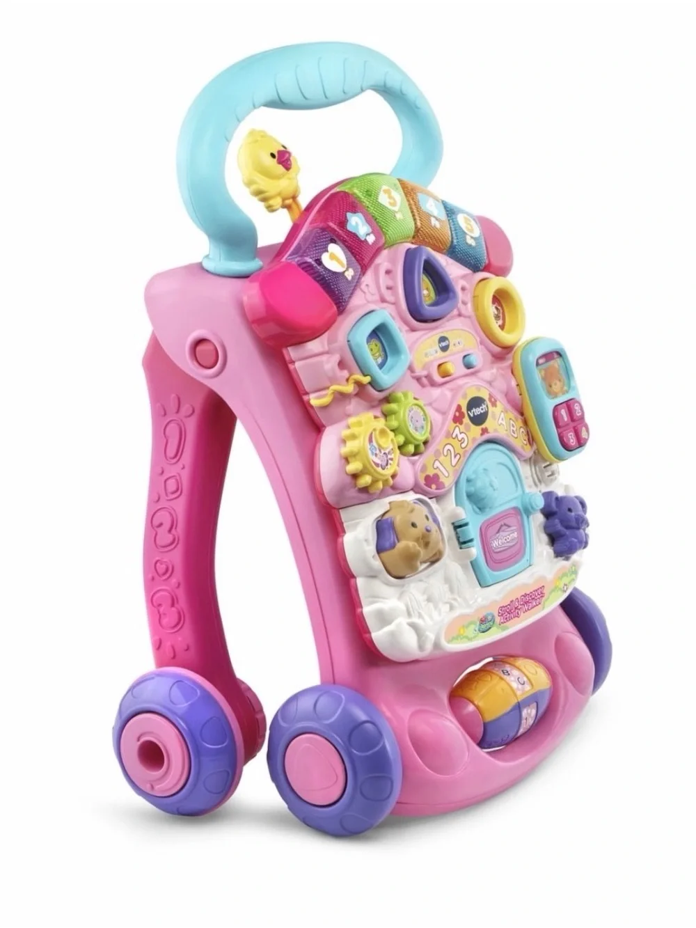 VTech Pink & Blue Activity Walker — Interactive Learning Toy for Toddlers